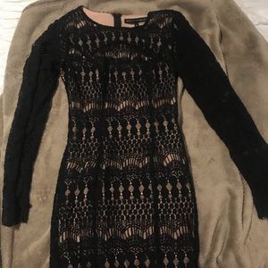 White House Black Market Black lace cocktail dress